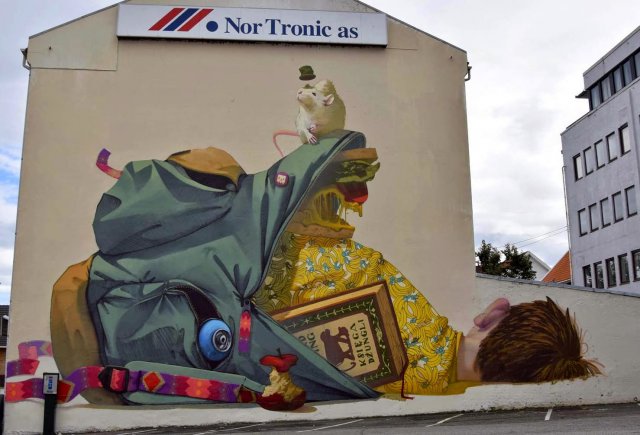 Стрит арт Натальи Рак