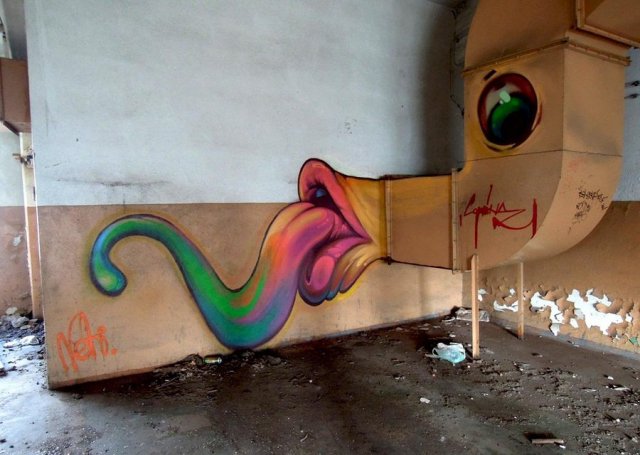 Стрит арт Натальи Рак