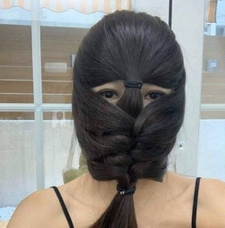 Пугающая прическа