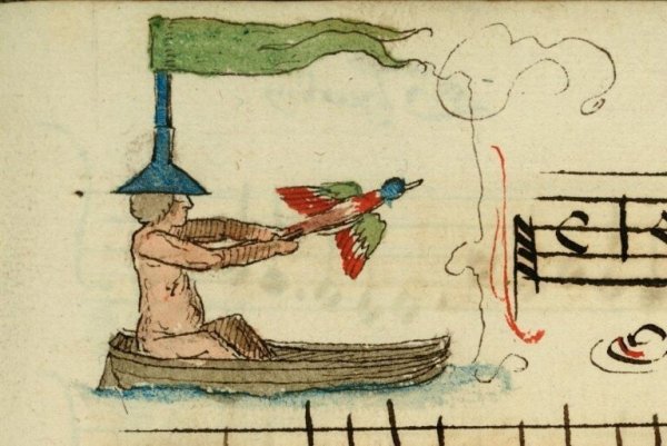 Крайне странные иллюстрированные буквы из песенника XVI века