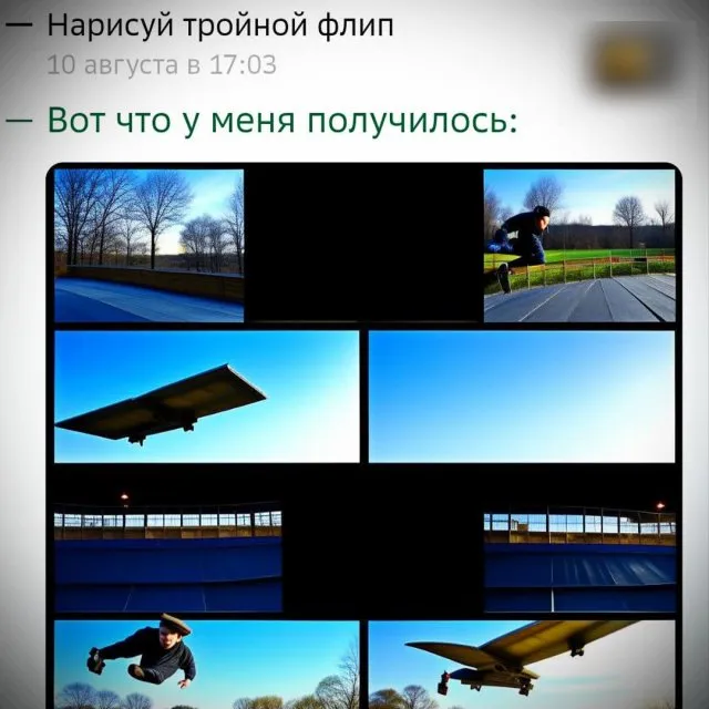 Нейросеть попросили нарисовать прыжки из фигурного катания и получилось что-то странное