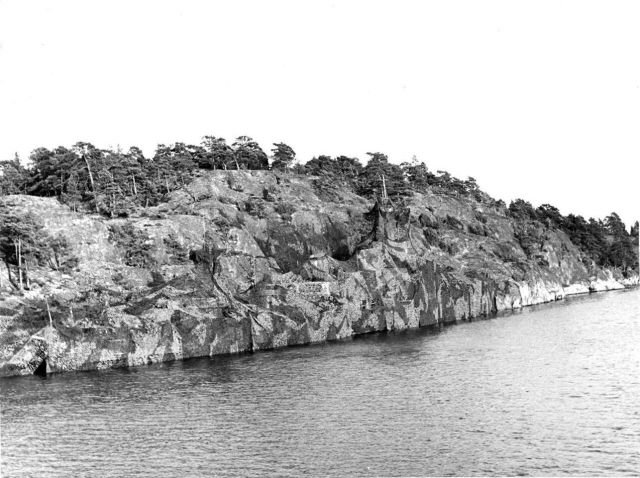 Замаскированный корабль Шведских ВМС. 1940 год.