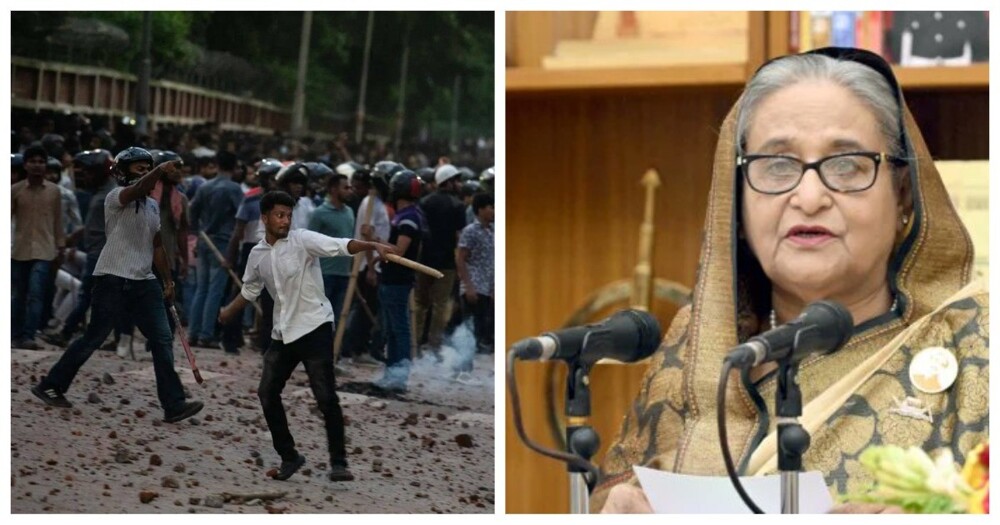 Массовые беспорядки в Бангладеш: премьер-министр страны подала в отставку и попросила убежища в Англии