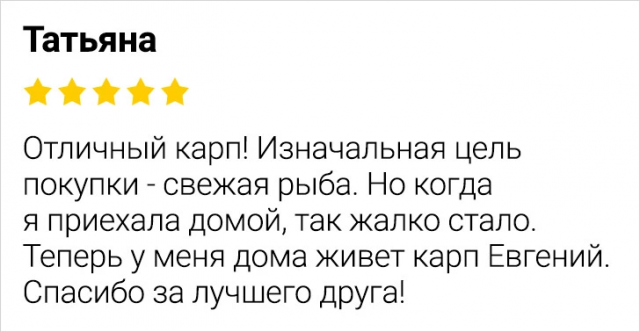 Подборка забавных отзывов с просторов Сети