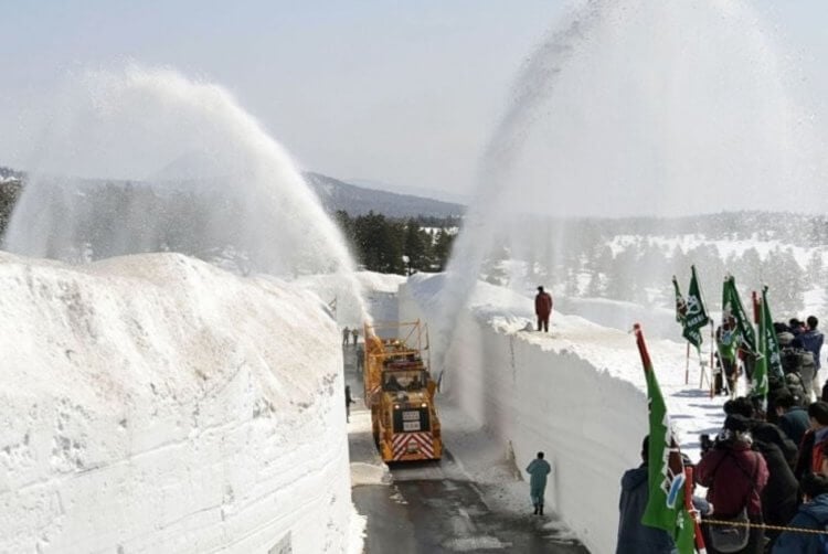 Жизнь в самом снежном городе. Чистка дорог в городе Аомори. Источник изображения: travelask.ru. Фото.