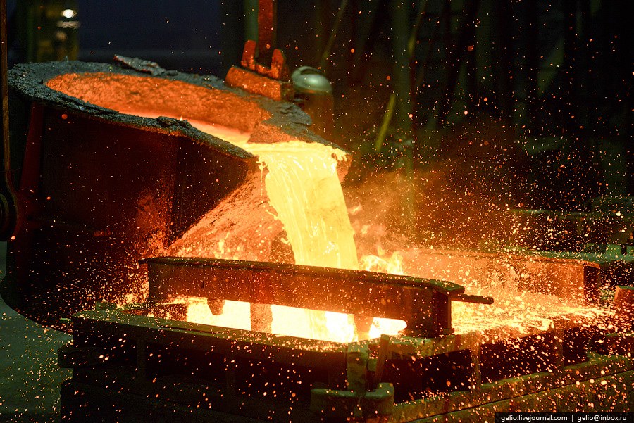 Отливка медной изложницы Отливка медной изложницы