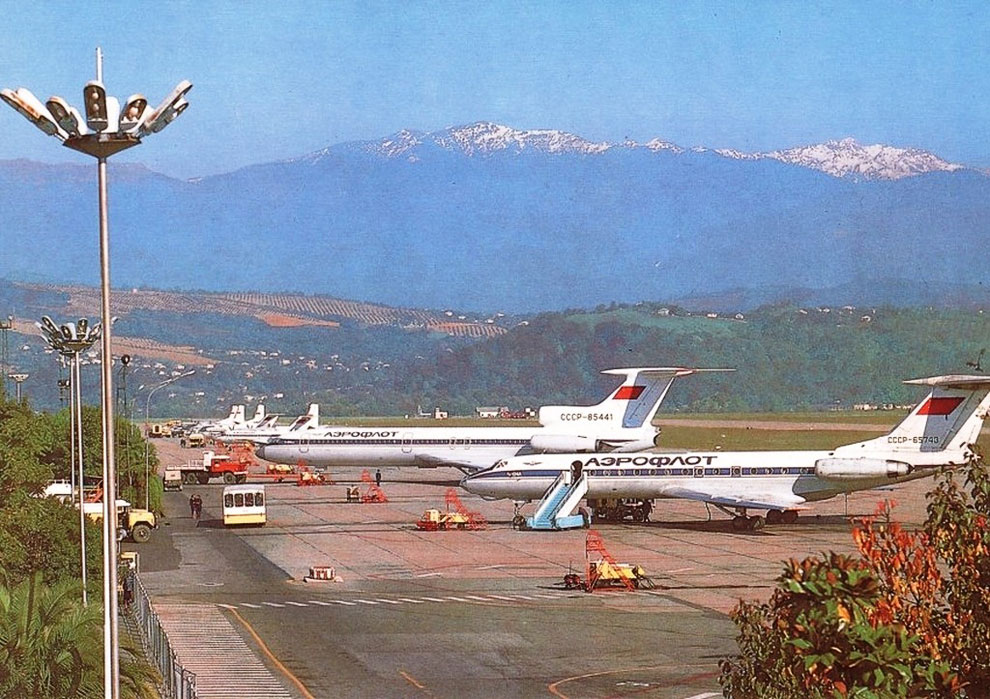 Город Сочи 30 лет назад