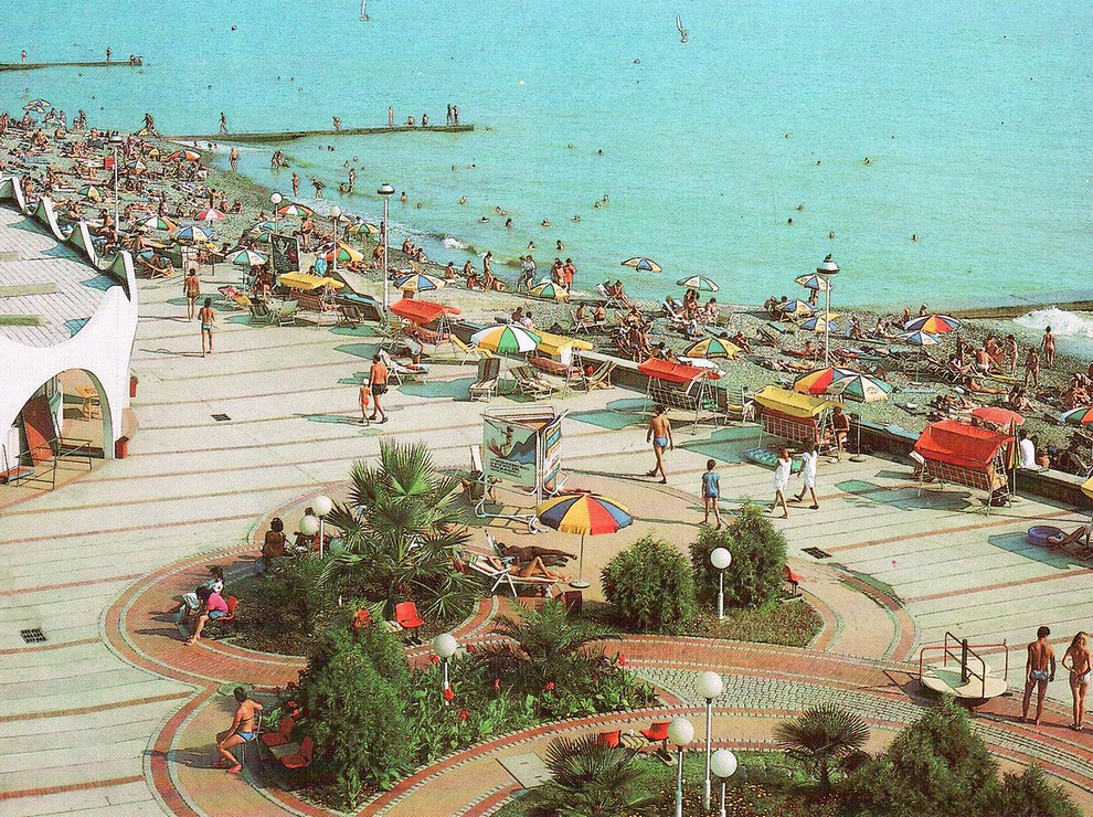 Город Сочи 30 лет назад