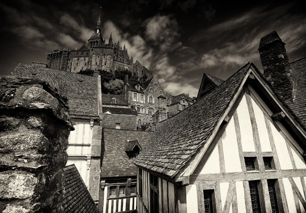 Остров-крепость Мон-Сен-Мишель Остров-крепость Мон-Сен-Мишель