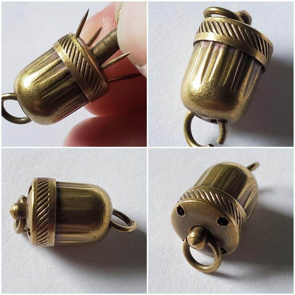 13. «Когда тянешь за кольцо, вылезают 4 иголочки. Для чего это используется» 13. «Когда тянешь за кольцо, вылезают 4 иголочки. Для чего это используется»