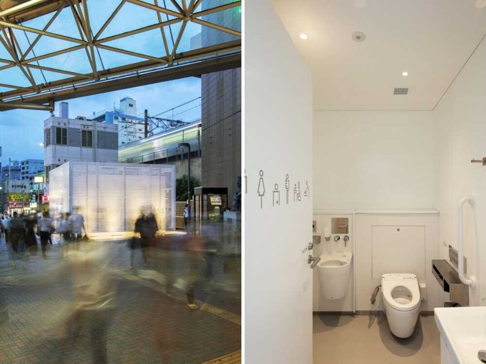 10 общественных туалетов в Токио, которые выглядят как арт-объекты