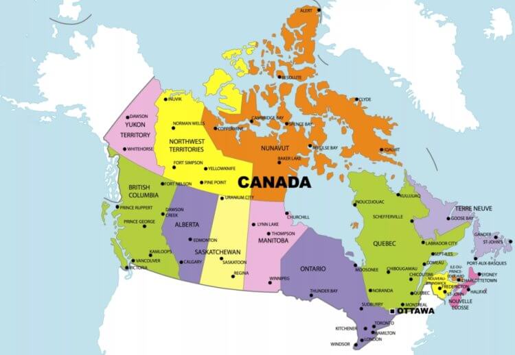 Найти сундук с золотом не просто. Посмотрите на карту Канады — каков шанс найти там небольшой сундук? Источник изображения: amf3.org. Найти сундук с золотом не просто. Посмотрите на карту Канады — каков шанс найти там небольшой сундук? Источник изображения: amf3.org. Фото.