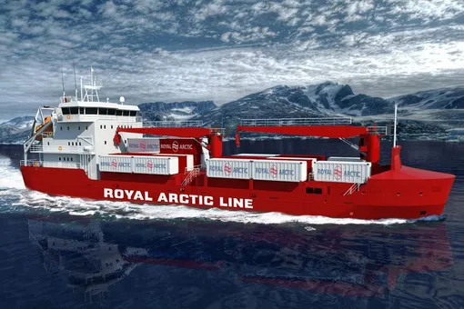 контейнеровоз royal arctic line