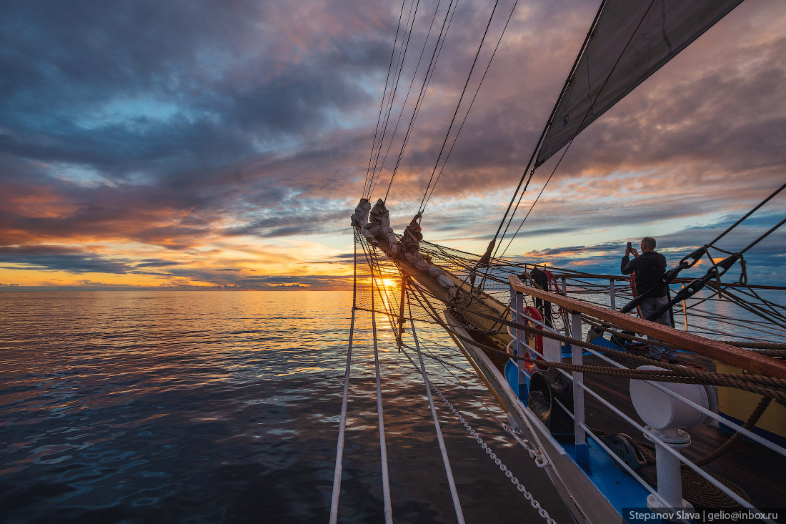 парусник мир, бушприт