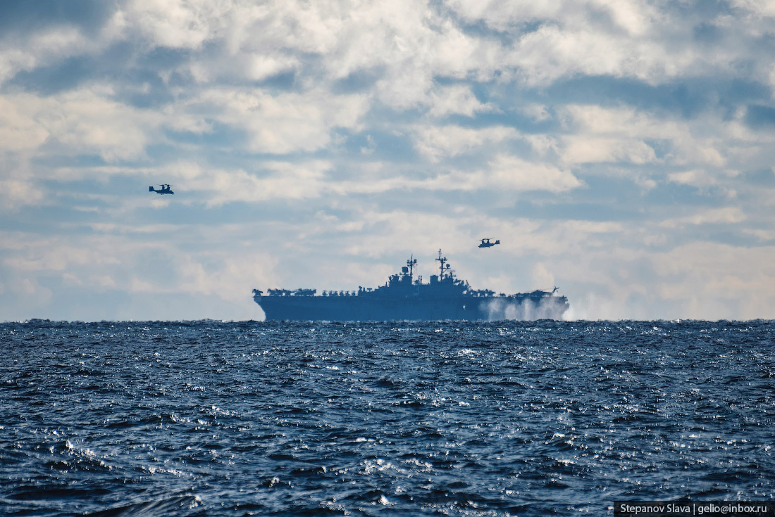 парусник мир, USS Kearsarge, учения