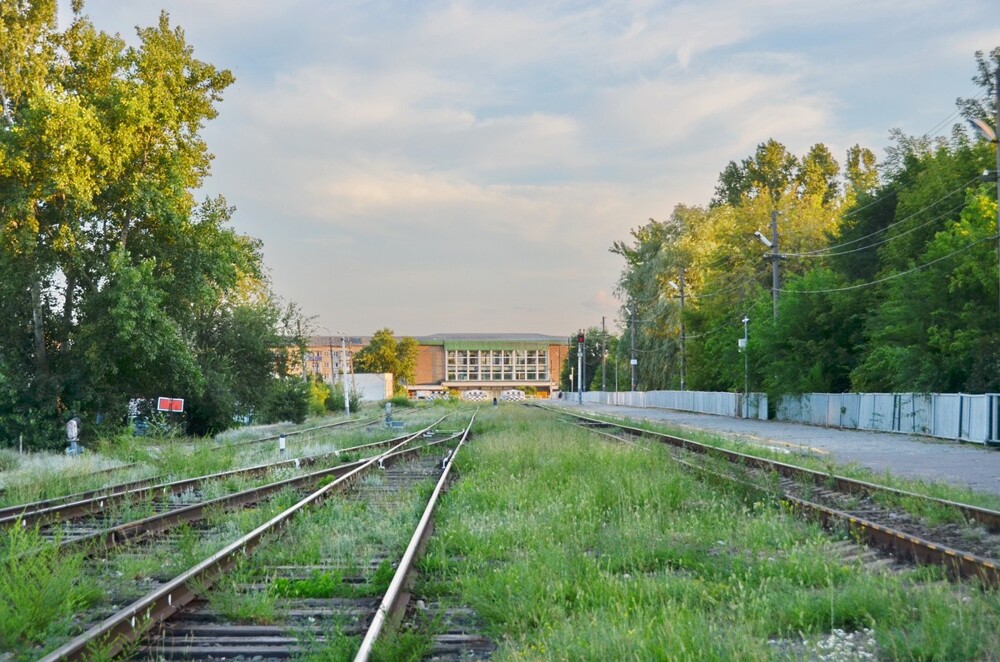 Железная дорога на станции Урюпино Железная дорога на станции Урюпино