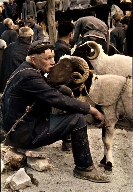 На рынке. Крит. Греция. 1967 год.