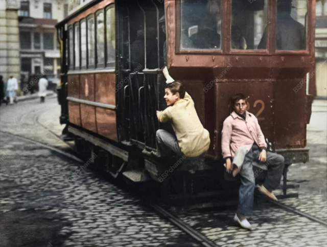 Безбилетники. Мадрид, 1934 год.