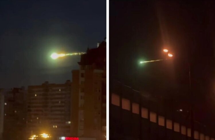 Зеленый огненный шар над Москвой: что это было — метеорит или космический мусор? Неизвестный объект над Москвой рано утром 27 октября. Источник фотографии: Anton, Одинцово чат, Агентство «Москва». Фото.