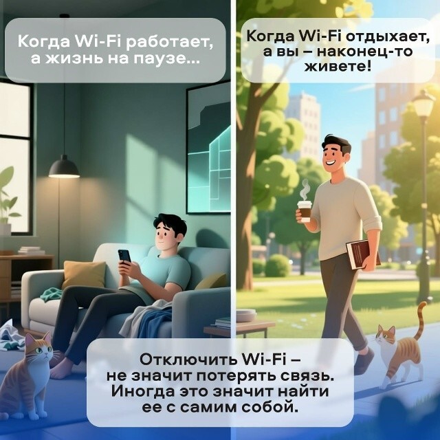 Роскомнадзор рассказал, как прекрасна жизнь без Wi-Fi, и нарвался на поток критики Роскомнадзор рассказал, как прекрасна жизнь без Wi-Fi, и нарвался на поток критики