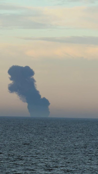 Атака украинских дронов на танкеры в Чёрном море Атака украинских дронов на танкеры в Чёрном море