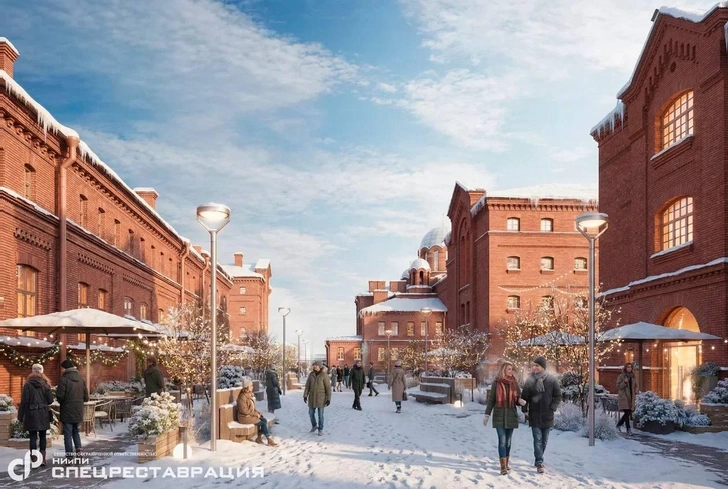 В питерских «Крестах» появится 5-звездочный отель. Вот как будет выглядеть территория бывшей тюрьмы | Источник: НИиПИ «Спецреставрация»