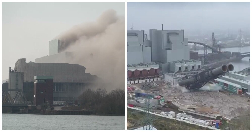 Германия снесла свою новейшую угольную станцию за 3 миллиарда евро