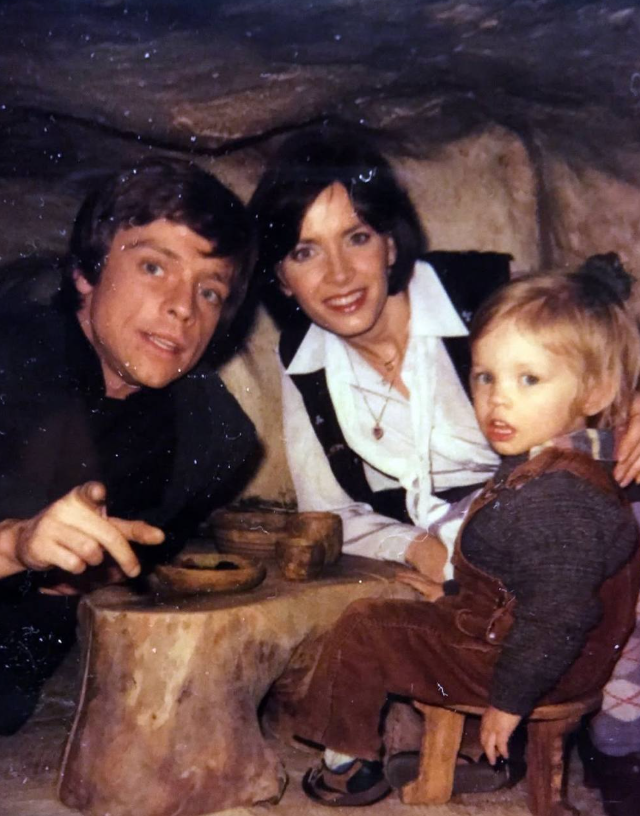 Кадры со съемок Звездых войн.