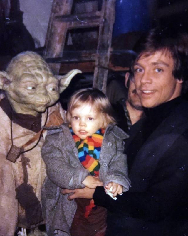 Кадры со съемок Звездых войн.