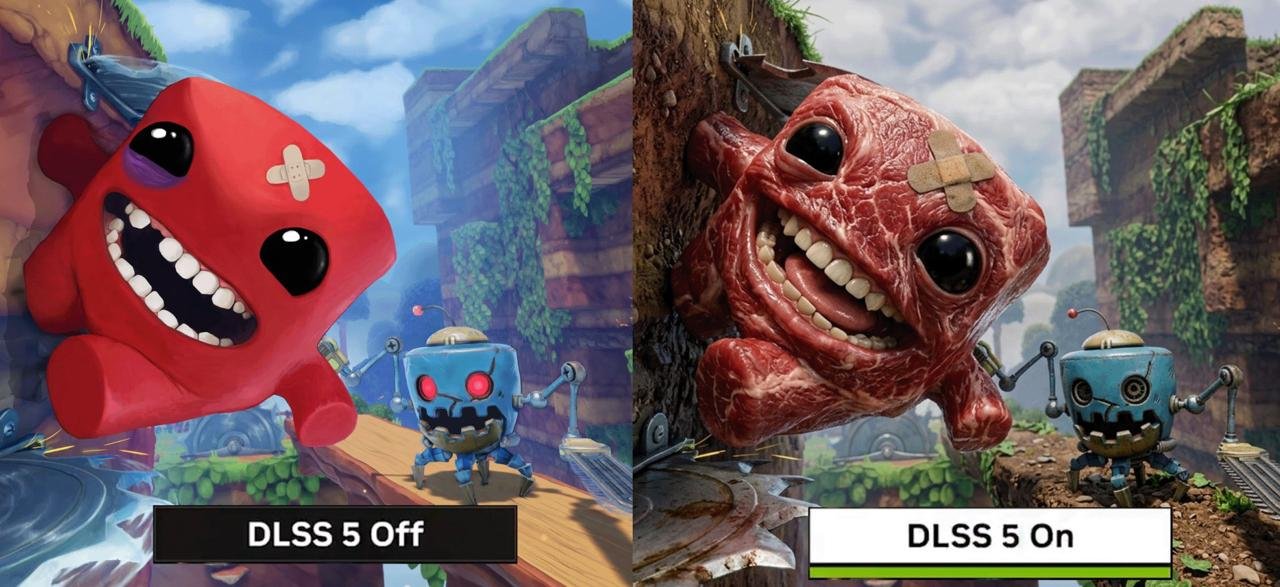 В соцсетях массово раскритиковали DLSS 5 от Nvidia за то, что ИИ бьютифицирует и перерисовывает персонажей, а не просто улучшает графику.