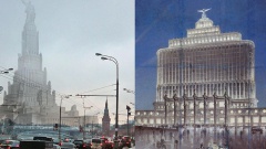 Как могла бы выглядеть Москва: Cтранные архитектурные проекты, которые остались только на бумаге