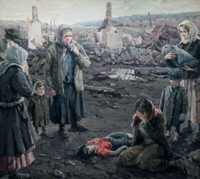 А город мирно спал