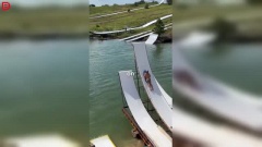 Самодельный аквапарк в Канзасе выглядит как парк экстремальных развлечений