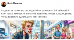 Пользователи решили выяснить, как одни рожают и растят 2-3 детей, когда другие не могут позволить себе новый телефон